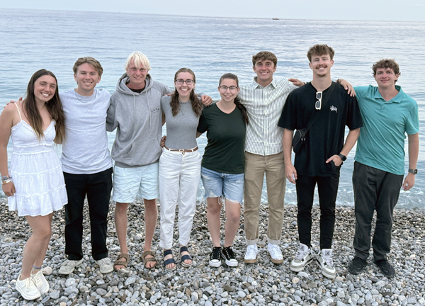 Eccles Global students in Nice, France