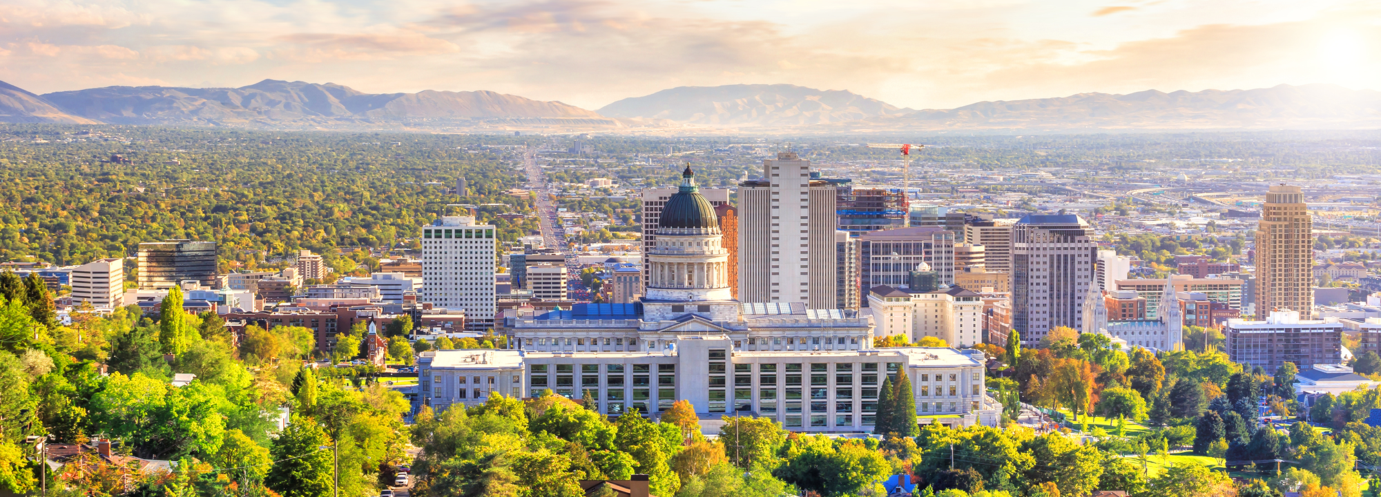 View of Salt Lake City, UT