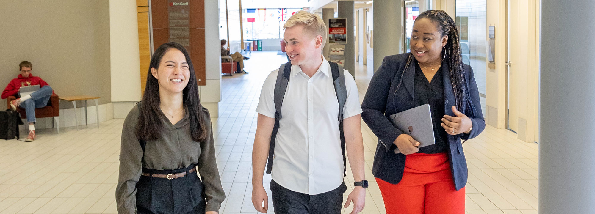 Students at the David Eccles School of Business