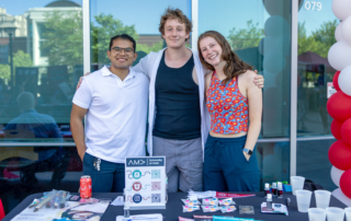 AMA Students at Party on the Plaza