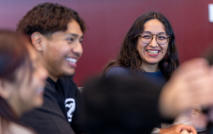 Students at an Eccles Opportunity Scholars Event.