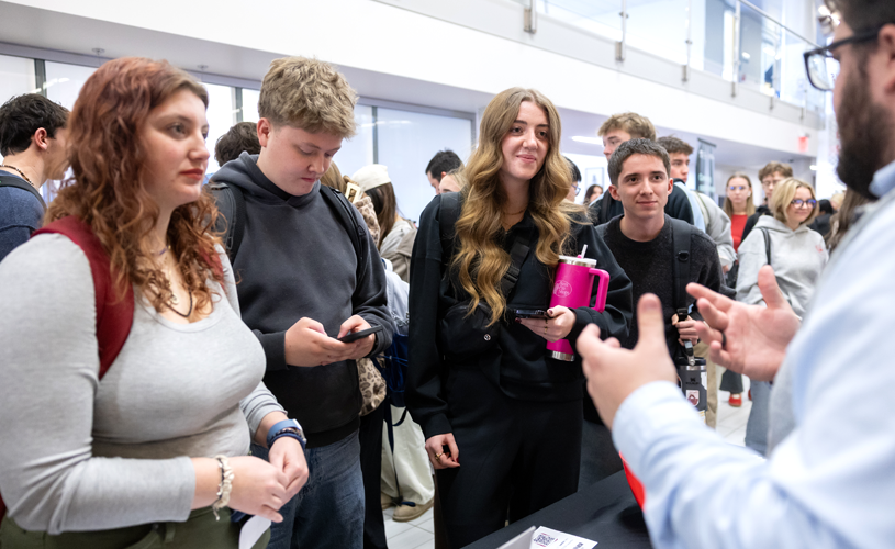 Students at Spring into Business